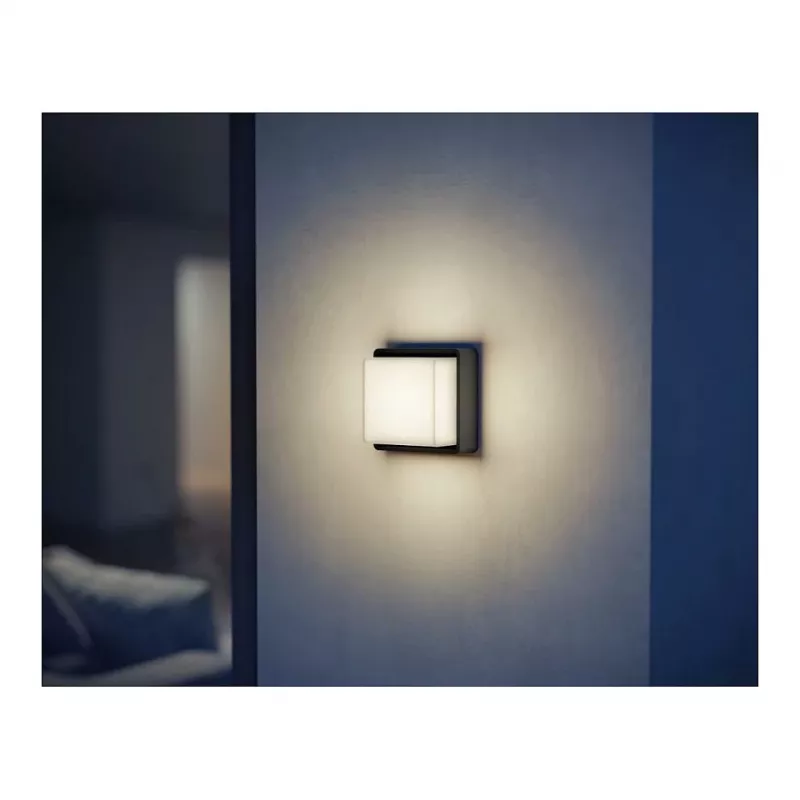 Lampa zewnętrzna ścienna Steinel L 845 SC, LED niewymienna 9 W, antracyt, aluminium/tworzywo sztuczne, 160°/5 m