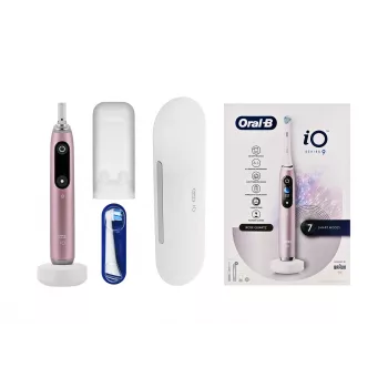 Oral-B iO9 Series 9 elektryczna szczoteczka do zębów, różowy kwarc