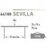 High Peak Stół kempingowy Sevilla 44180