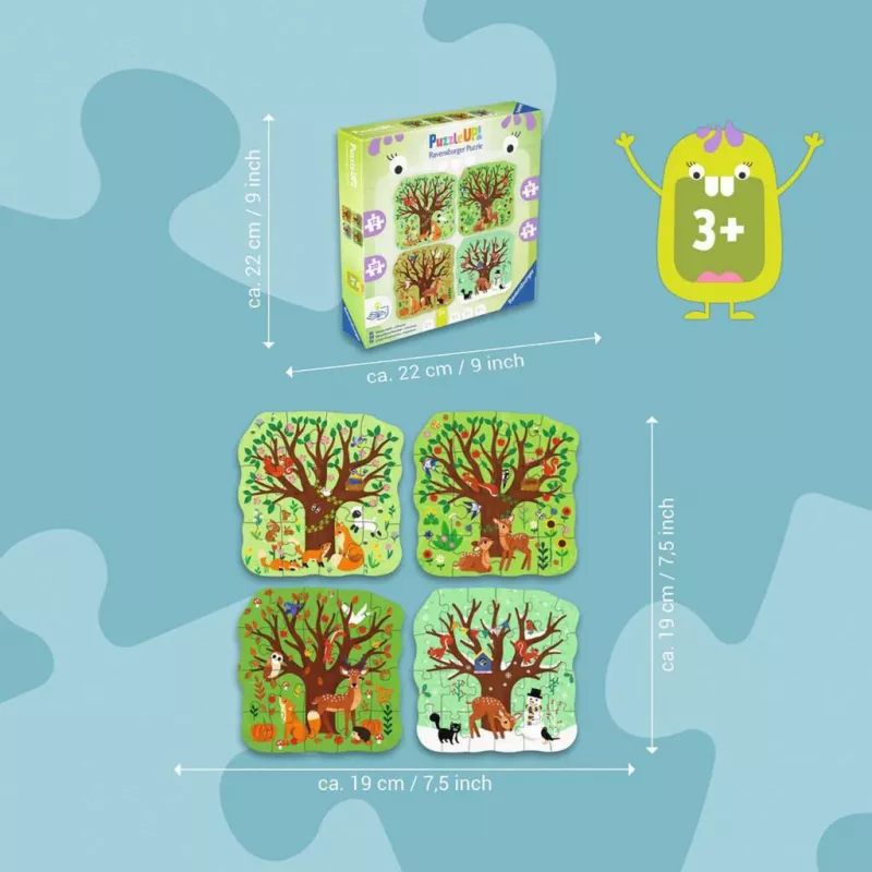 Puzzle UP - Vier Jahreszeiten (12, 16, 20 i 24 elementy)