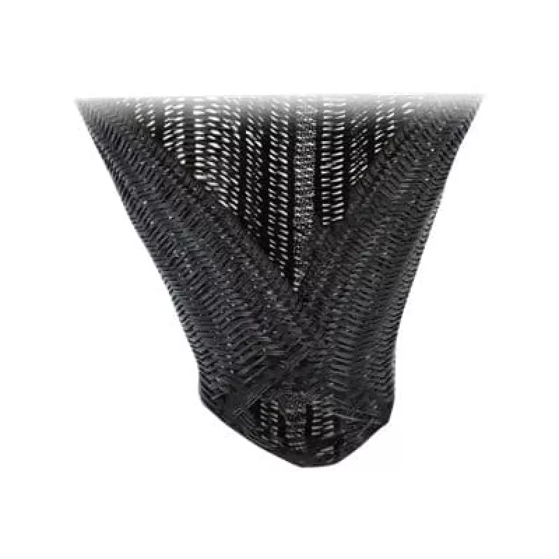 Oplot pleciony DeLOCK 19047 10 m x 25 mm czarny
