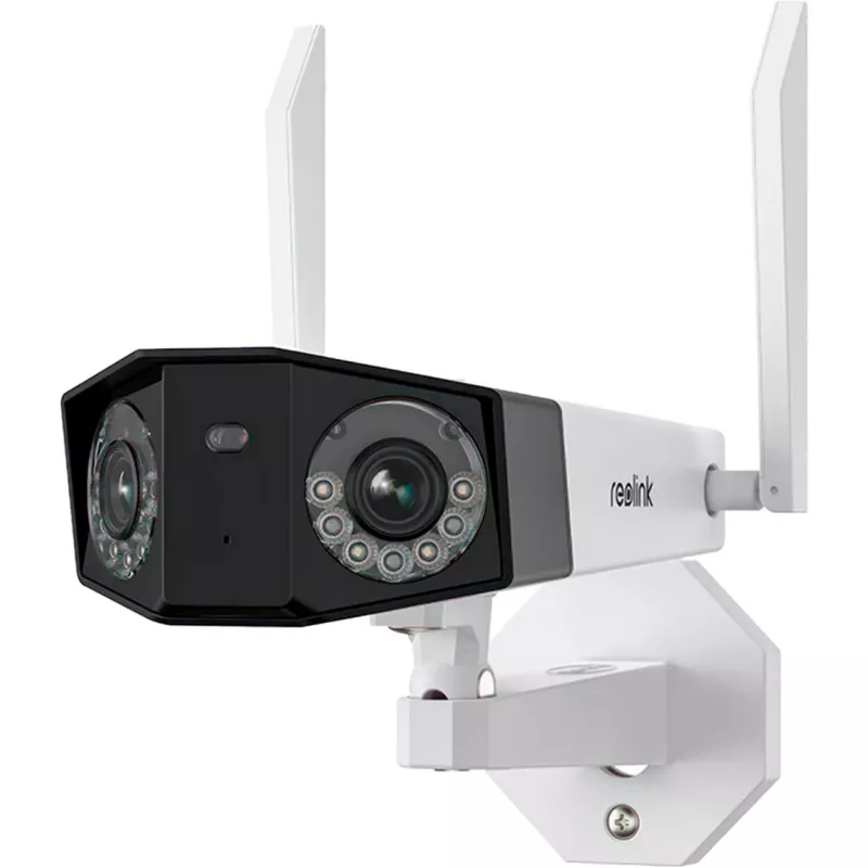 Reolink Duo Series W730 - 4K zewnętrzna kamera Wi-Fi, podwójny obiektyw, widok panoramiczny 180°, wykrywanie osób/pojazdów/zwierząt