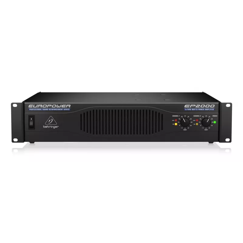 Behringer EP2000 audio amplifier Performance/stage Czarny