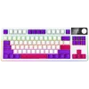 LORGAR KBP70TKLW, Bezprzewodowa mechaniczna klawiatura gamingowa TKL Pro, biała, układ EN