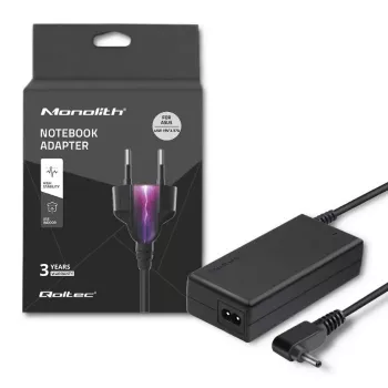 Qoltec 51506 45W Zasilacz do ASUS | 45W | 19V | 2,37A | 4,0*1,35 | +przewód zasilający