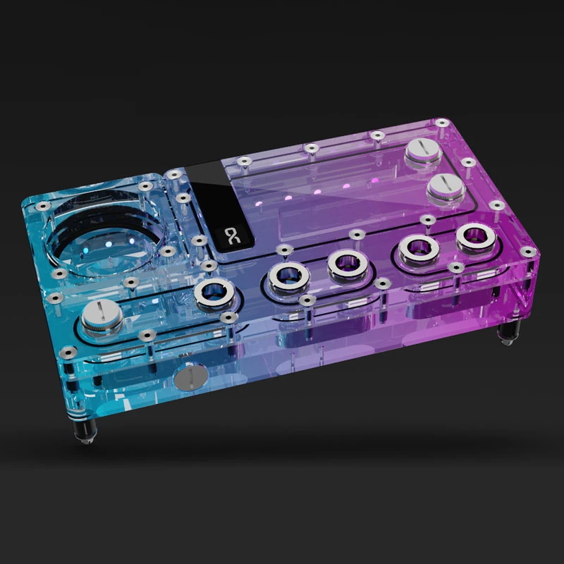 Zbiornik Alphacool Core Distro Plate Transparent Acrylic 125x240x68.8mm
