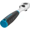HiPer Fine-Tooth Reversible Ratchet 863HP, 1/4 (czarny/niebieski, kąt pracy 4°, blokada kulowa)