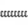 Fellowes - Drut do oprawy - 14 mm - 297 mm - 34 pierścienie - A4 (210 x 297 mm) - 130 arkuszy - Czarny - 100 szt. (53277)