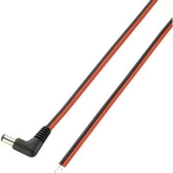 VOLTCRAFT Kabel połączeniowy niskiego napięcia Wtyk niskonapięciowy - Kabel, otwarty koniec 5,5 mm 2,5 mm 2 m 1 szt. (93025c179)