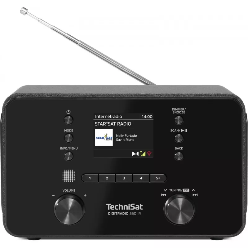 Radio osobiste TechniSat DigitRadio 550 IR Cyfrowe DAB+ FM 100W