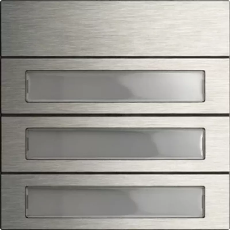 Moduł przycisku wywoławczego GIRA 5533920 — stal nierdzewna, 106,5×106,5 mm, 160 mA