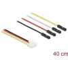 DeLOCK kabel konwersyjny IOT Grove 4× wtyk męski – 4× złącze żeńskie zworek, 40 cm