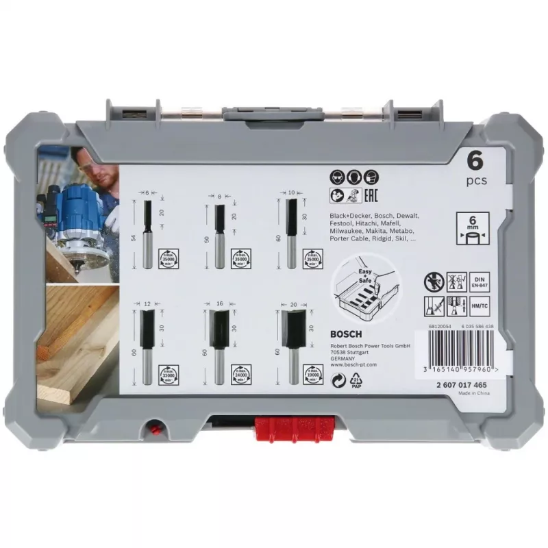 Bosch 2607017466 Zestaw bitów 6 szt.