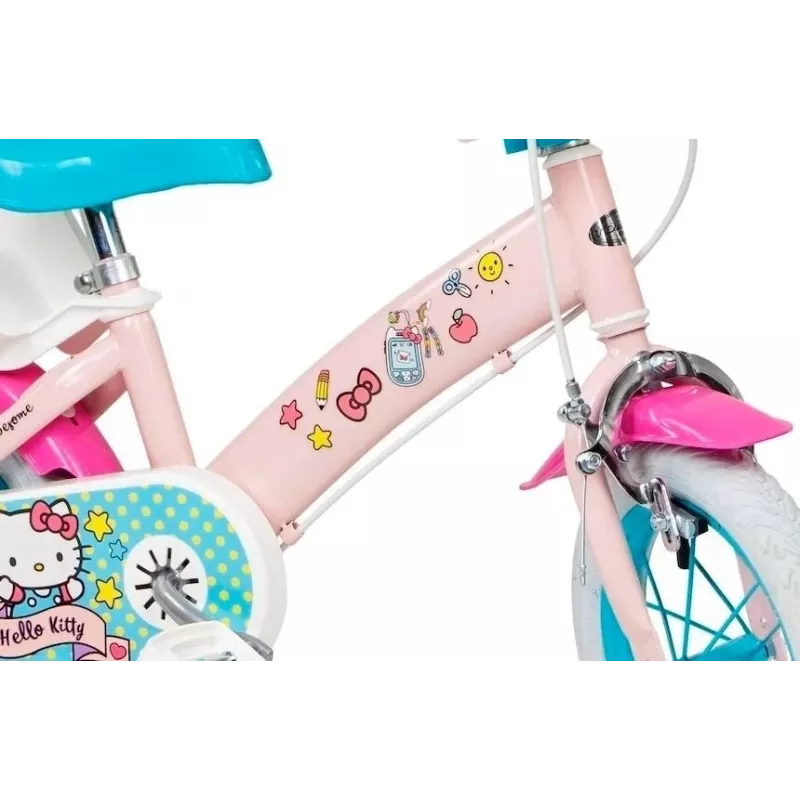 Rower biegowy dla dzieci Toimsa Hello Kitty 12 cali model 1249 — koła 12-calowe, lekka rama