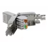 Złącze przewodowe DeLOCK 86476 RJ-45 szare