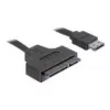 Kabel SATA DeLOCK ESATAP-100 0.5m czarny