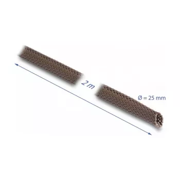 Osłona na kable DeLOCK 20901 brązowa poliester 2,5 cm