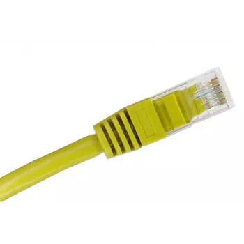 Alantec KKU5CZA1 kabel sieciowy żółty 0,25 m Cat5e U/UTP (UTP)