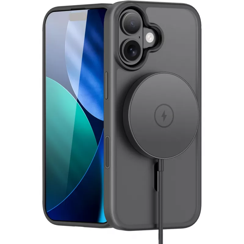 nevox StyleShell Invisio - iPhone 17 6.3 kompatybilne z MagSafe Czarny (2542)