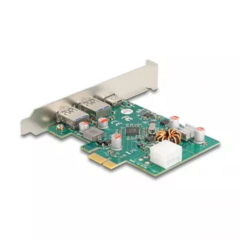 DeLOCK PCI Express x1 Karta USB Type-C PD 30W 2x USB Type-A 5Gbps
