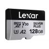 Pamięć Flash Lexar 128 GB UHS-I MicroSDXC Professional srebrny PLUS