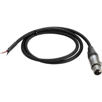 Kabel DMX 3-pin żeński PSSO model 30227839 z otwartymi końcówkami