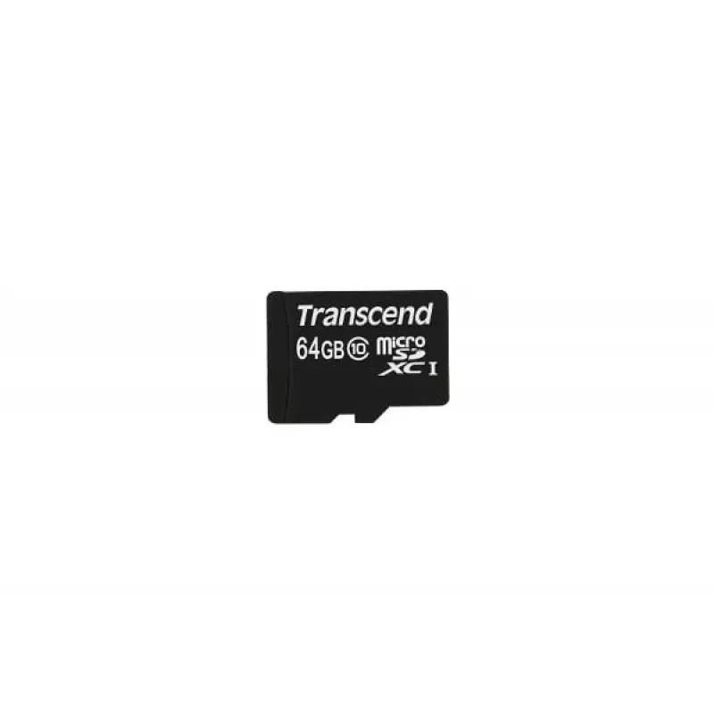 Pamięć Flash Transcend 64 GB microSDXC Class 10 z adapterem