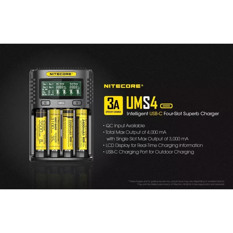 Ładowarka Nitecore UMS4