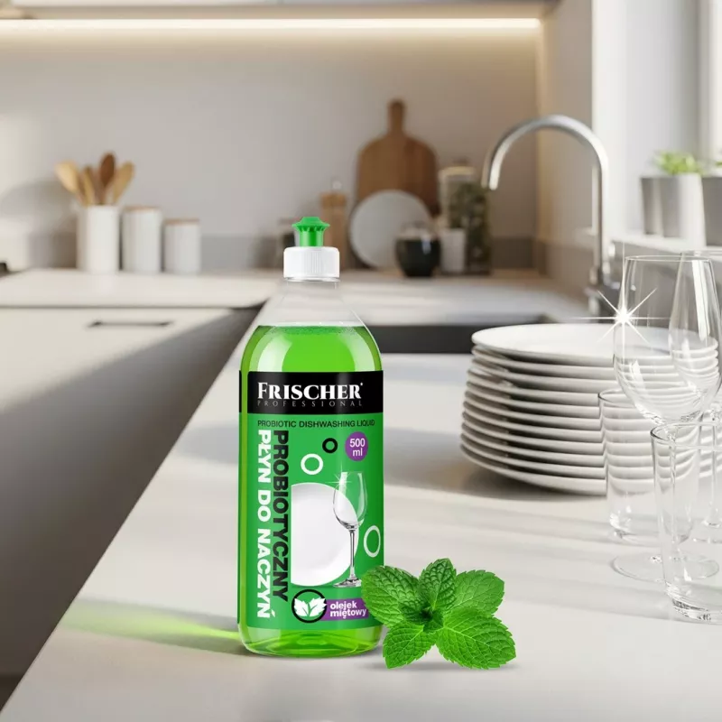 Płyn do mycia naczyń FRISCHER 500 ml — skoncentrowany detergent kuchenny do ręcznego mycia naczyń