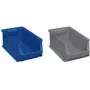 Pojemnik do przechowywania allit ProfiPlus 456273, plastikowa tacka organizacyjna 355×205×150 mm, szary