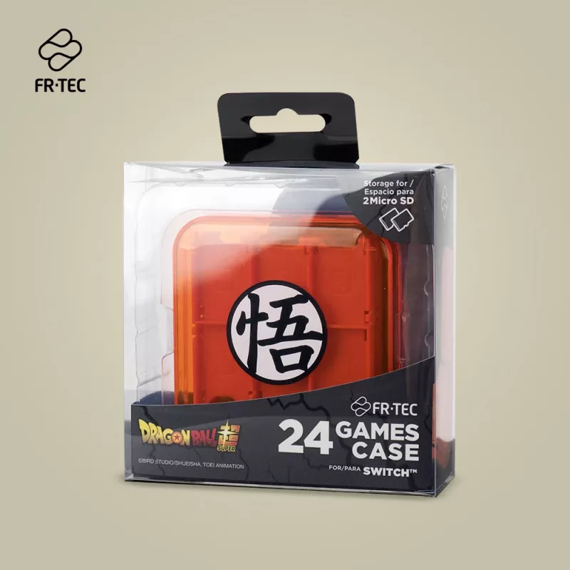 Etui na kartridże FR-TEC Dragon Ball Super Nintendo Switch pomarańczowe