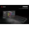 Savio Phenix SAVGK-RED Klawiatura Gaming USB RF Wireless Bluetooth QWERTY