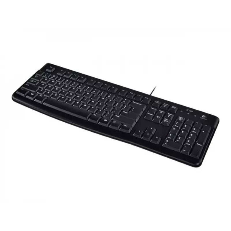 K120 Corded klawiatura, przewodowa, USB, QWERTZ, czarna