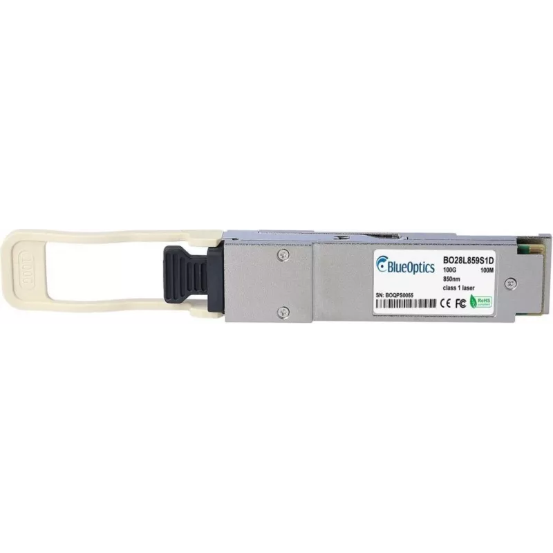 transceiver BlueOptics BO28L859S1D (980-9I17D-00CS00-BO) QSFP28 MPO/MTP 100GBASE-SR4 Wielomodowy 4×850nm 100m DDM DOM 0–70°C