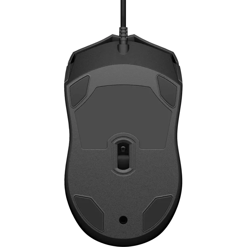 HP Wired mysz 105, symetryczna, optyczna, USB Type-A, 1600 DPI, czarna