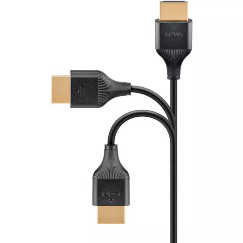 Kabel Goobay HDMI 5 m wtyk męski typ A – wtyk męski typ A 18 Gbit/s czarny