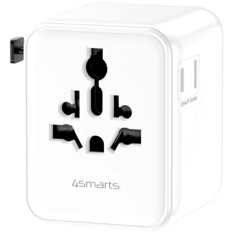 Adapter podróżny 20W GaN Nomad 2xUSB-C + 1xA