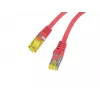 Kabel sieciowy Lanberg PATCHCORD KAT.6A S/FTP LSZH CU 1M Czerwony
