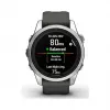 Garmin fēnix 7S Pro 3,05 cm (1,2 inch) MIP 42 mm Cyfrowy 240 x 240 pikseli Ekran dotykowy Srebrny Wi-Fi GPS (satelitarny)