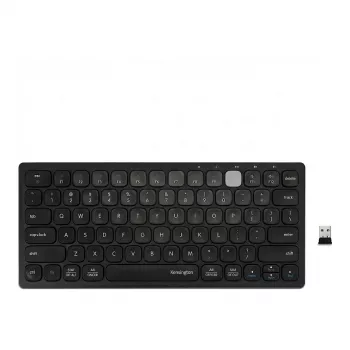 Bezprzewodowy zestaw klawiatura i mysz KENSINGTON K75502DE — Dual Wireless, Multi-Device, Czarny, 0.499 kg
