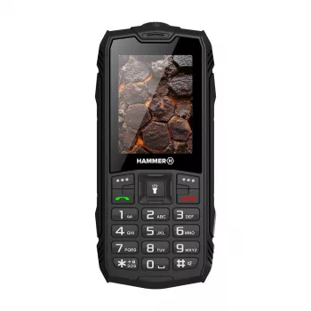 Hammer ROCK LTE | Czarny | 2,4 cala | IPS | 48 MB | 128 MB | Dual SIM | 3G | Rozdzielczość aparatu głównego 2 MP | 3000 mAh