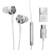 Przewodowe słuchawki Maxell XC1 USB-C z adapterem USB-A, białe