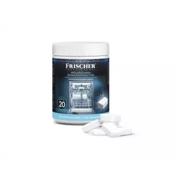 Tabletki do czyszczenia zmywarek FRISCHER FR00206 20 szt. 16 g — tabletki czyszczące i odkamieniające do zmywarek
