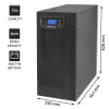 Przetwornica QOLTEC Pure Sine Wave 1000W 12V model 53982