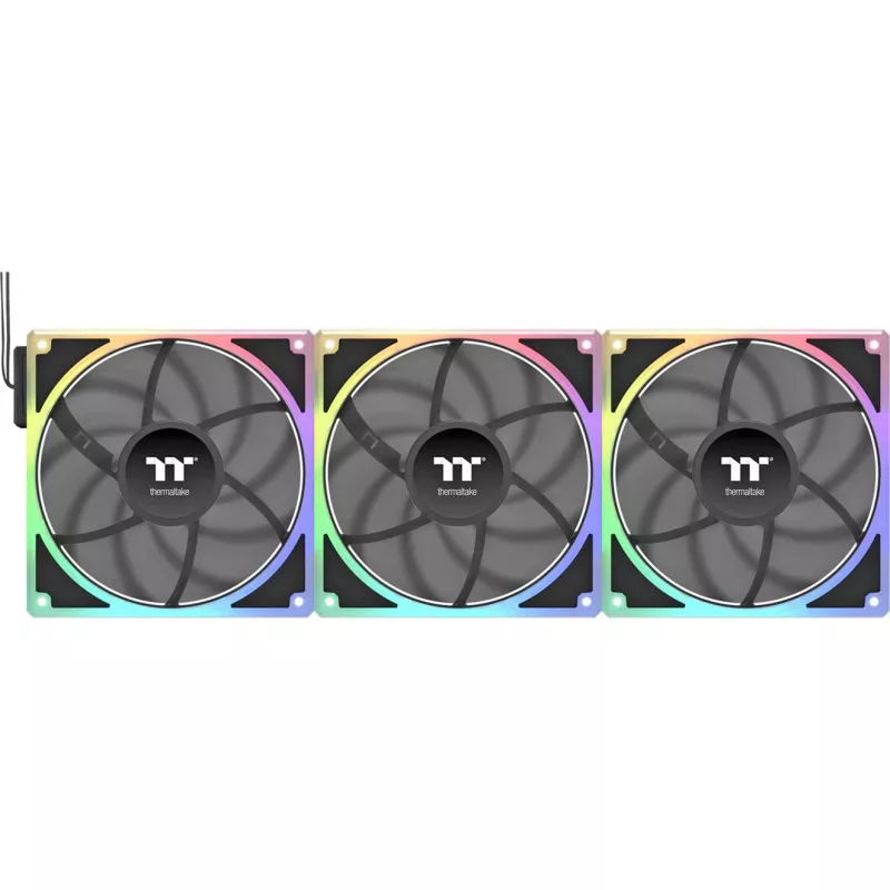 Wentylator obudowy/procesora THERMALTAKE TOUGHFAN EX 140 ARGB Sync 3Pack — 140 mm, wysoki przepływ powietrza, niski poziom hałasu
