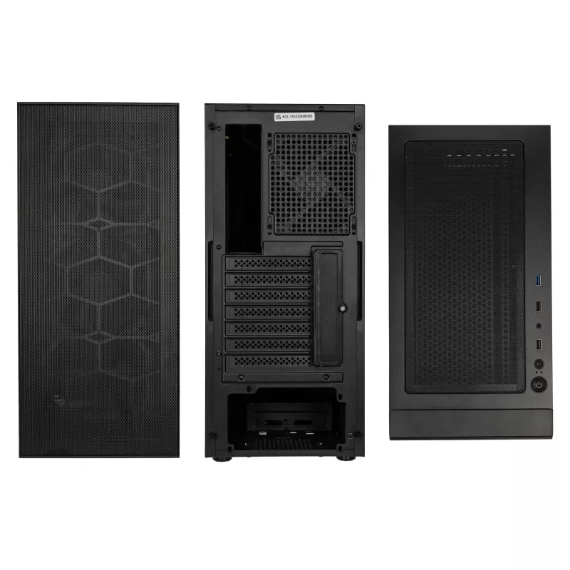 Kolink Observatory HF Mesh PWM Midi-Tower - czarny