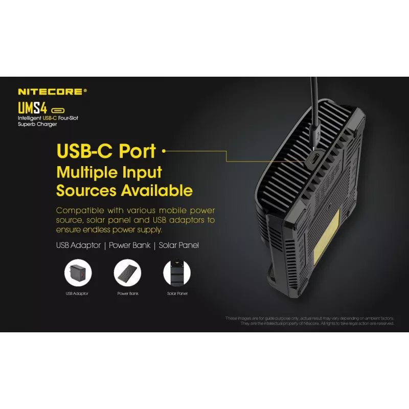 Ładowarka Nitecore UMS4