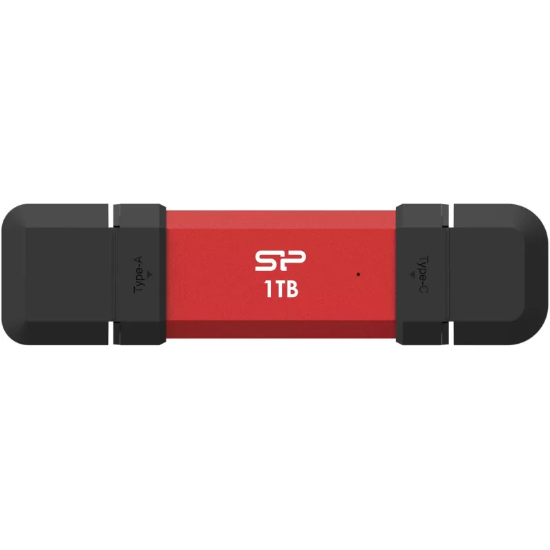 Silicon Power DS72 USB-Stick 1 TB USB Type-A / USB Type-C 3.2 Gen 2 (3.1 Gen 2) Rot (SP001TBUC3S72VPR)