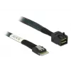 Kabel DeLOCK SAS 85081 0,5m cienki SAS SFF-8654 Mini SAS HD SFF-8643