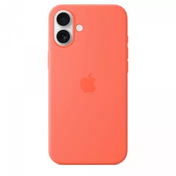 Etui silikonowe iPhone 16 Plus z MagSafe - Tangerine
